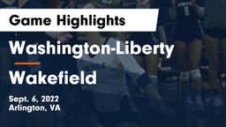 Washington-Liberty  vs Wakefield  Game Highlights - Sept. 6, 2022