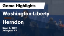 Washington-Liberty  vs Herndon  Game Highlights - Sept. 8, 2022