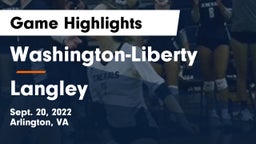 Washington-Liberty  vs Langley  Game Highlights - Sept. 20, 2022