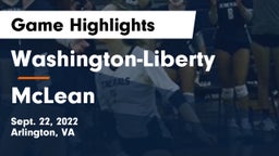 Washington-Liberty  vs McLean  Game Highlights - Sept. 22, 2022