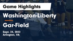 Washington-Liberty  vs Gar-Field  Game Highlights - Sept. 24, 2022
