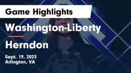 Washington-Liberty  vs Herndon  Game Highlights - Sept. 19, 2023