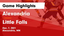 Alexandria  vs Little Falls Game Highlights - Dec. 7, 2021