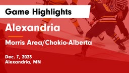 Alexandria  vs Morris Area/Chokio-Alberta Game Highlights - Dec. 7, 2023