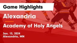 Alexandria  vs Academy of Holy Angels  Game Highlights - Jan. 13, 2024