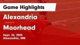 Alexandria  vs Moorhead  Game Highlights - Sept. 26, 2020