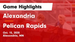Alexandria  vs Pelican Rapids Game Highlights - Oct. 15, 2020
