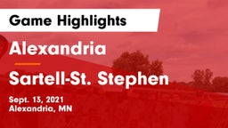 Alexandria  vs Sartell-St. Stephen  Game Highlights - Sept. 13, 2021
