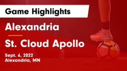 Alexandria  vs St. Cloud Apollo  Game Highlights - Sept. 6, 2022