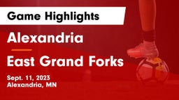 Alexandria  vs East Grand Forks Game Highlights - Sept. 11, 2023