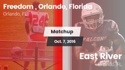 Matchup: Freedom  vs. East River  2016