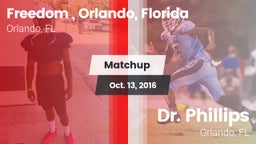 Matchup: Freedom  vs. Dr. Phillips  2016