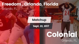 Matchup: Freedom  vs. Colonial  2017