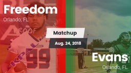 Matchup: Freedom  vs. Evans  2018
