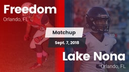 Matchup: Freedom  vs. Lake Nona  2018