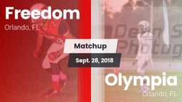 Matchup: Freedom  vs. Olympia  2018