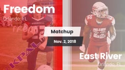 Matchup: Freedom  vs. East River  2018