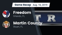 Recap: Freedom  vs. Martin County  2019