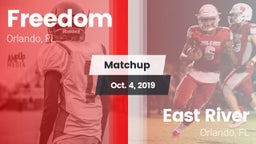 Matchup: Freedom  vs. East River  2019