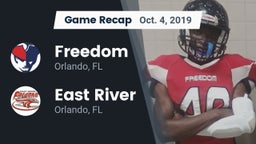 Recap: Freedom  vs. East River  2019