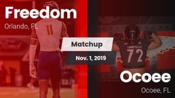 Matchup: Freedom  vs. Ocoee  2019