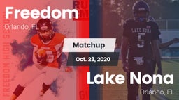 Matchup: Freedom  vs. Lake Nona  2020