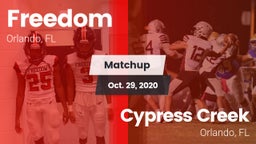 Matchup: Freedom  vs. Cypress Creek  2020