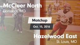 Matchup: McCluer North High vs. Hazelwood East  2016