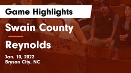 Swain County  vs Reynolds  Game Highlights - Jan. 10, 2022