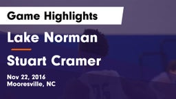Lake Norman  vs Stuart Cramer Game Highlights - Nov 22, 2016