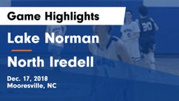 Lake Norman  vs North Iredell  Game Highlights - Dec. 17, 2018