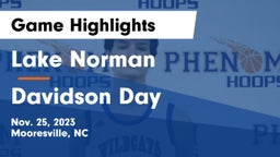Lake Norman  vs Davidson Day  Game Highlights - Nov. 25, 2023