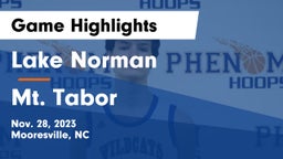 Lake Norman  vs Mt. Tabor Game Highlights - Nov. 28, 2023