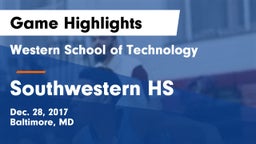 Western School of Technology vs Southwestern HS Game Highlights - Dec. 28, 2017