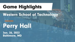 Western School of Technology vs Perry Hall  Game Highlights - Jan. 26, 2022