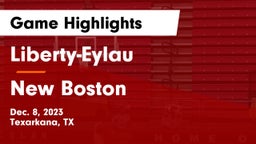 Liberty-Eylau  vs New Boston  Game Highlights - Dec. 8, 2023