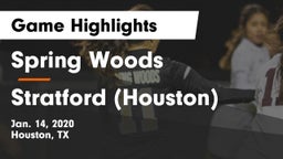 Spring Woods  vs Stratford  (Houston) Game Highlights - Jan. 14, 2020