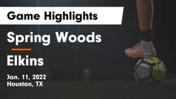 Spring Woods  vs Elkins  Game Highlights - Jan. 11, 2022