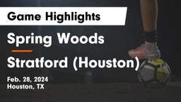 Spring Woods  vs Stratford  (Houston) Game Highlights - Feb. 28, 2024