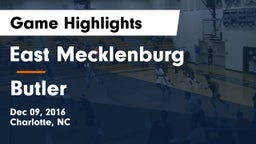 East Mecklenburg  vs Butler  Game Highlights - Dec 09, 2016