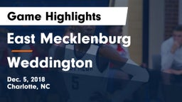 East Mecklenburg  vs Weddington  Game Highlights - Dec. 5, 2018