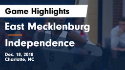 East Mecklenburg  vs Independence  Game Highlights - Dec. 18, 2018