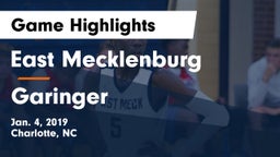 East Mecklenburg  vs Garinger  Game Highlights - Jan. 4, 2019