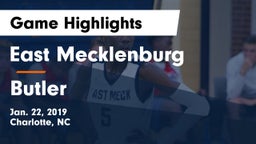 East Mecklenburg  vs Butler  Game Highlights - Jan. 22, 2019