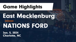 East Mecklenburg  vs NATIONS FORD Game Highlights - Jan. 5, 2024