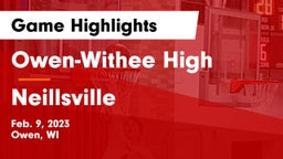 Owen-Withee High vs Neillsville  Game Highlights - Feb. 9, 2023