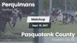 Matchup: Perquimans High vs. Pasquotank County  2016