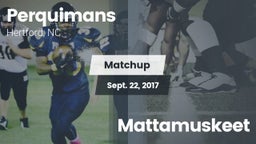 Matchup: Perquimans High vs. Mattamuskeet 2017