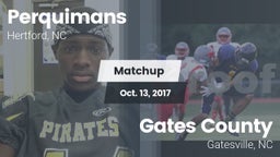 Matchup: Perquimans High vs. Gates County  2017
