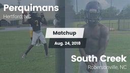 Matchup: Perquimans High vs. South Creek  2018